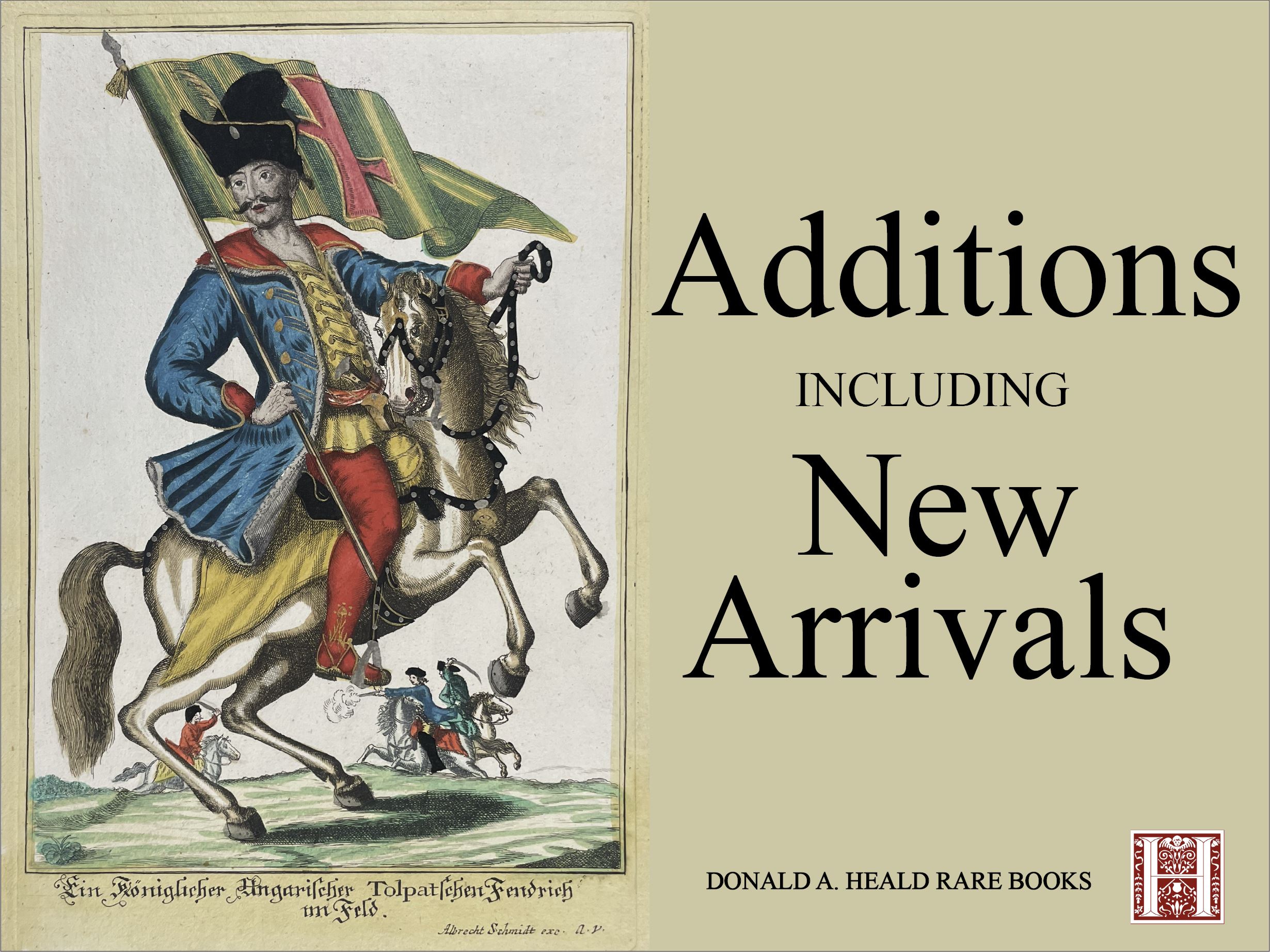 Additions Including New Arrivals