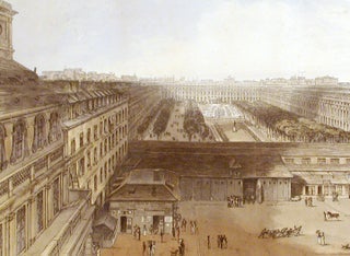 View of the Palais Royal, drawn in Octr. 1827