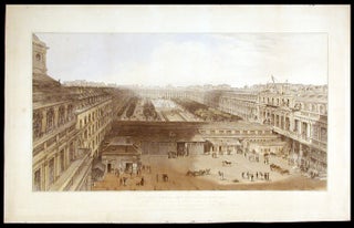 Item #2560 View of the Palais Royal, drawn in Octr. 1827. William DANIELL