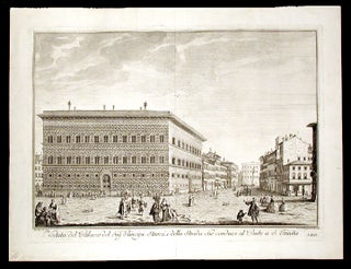 Item #2730 Veduta del Palazzo del Sigre. Principe Strozzi, e della Strada che conduce al Ponte a...