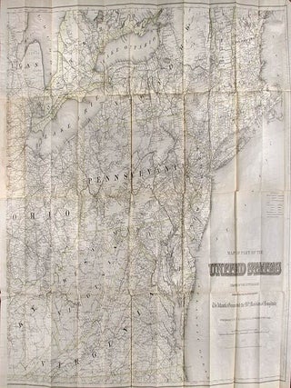 Map of Part of the United States North of the 37th Parallel Embracing the Country between the Atlantic Ocean and the 96th Meridian of Longitude