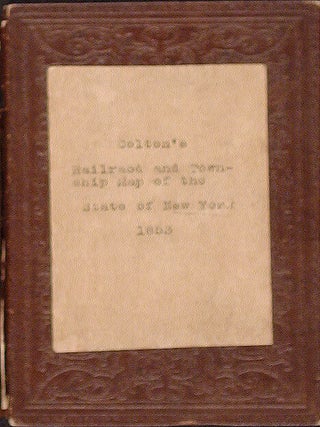 Colton's Railroad & Township Map of the State of New York. with Parts of the Adjoining States & Canada