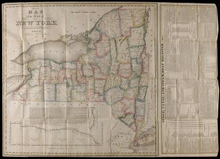 The Tourist's Map of the State of New York Compiled from the Latest Authorities