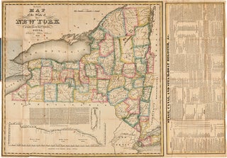 Item #3266 The Tourist's Map of the State of New York Compiled from the Latest Authorities....