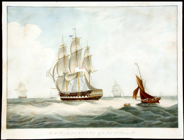 Item #3528 H.C.S. Macqueen off the Start, 26th. January 1832. After William John HUGGINS.
