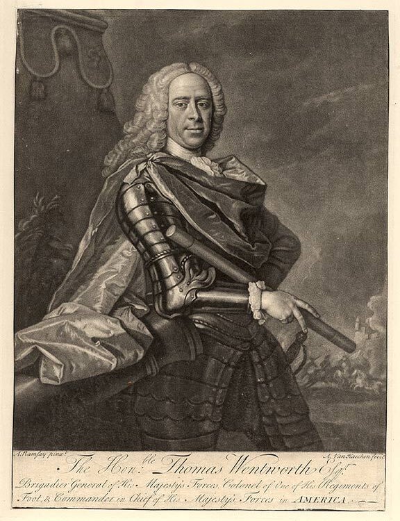 Item #3713 The Honble. Thomas Wentworth Esqr. Allan RAMSAY, Alexander VAN HAECKEN.