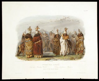 Item #4222 Ptihn-Tak-Ochatä. Dance of the Mandan Women. Karl BODMER