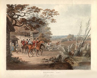 [Set of Four] Hunting. Plate I. Going out.; ...Plate II. Breaking Cover; ...Plate III. Running; ...Plate IV. The Death