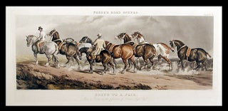 Item #5231 Going to a Fair [Plate I Hunters and hacks]; Going to a Fair [Plate II Cart horses]....