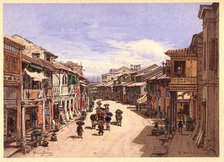 Item #5241 Hongkong. Queen's Road... nach der Aquarelle aus der Sammlung des Herrn Richard...