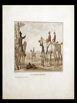 Les Jockeys montés; Les Apprèts d'une course