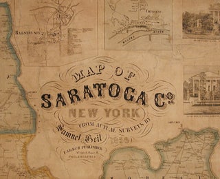 Map of Saratoga Co. New York from Actual Surveys...