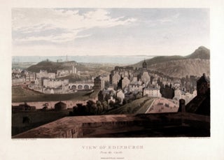 Item #5668 View of Edinburgh, From the Castle. After Edmund Thornton CRAWFORD