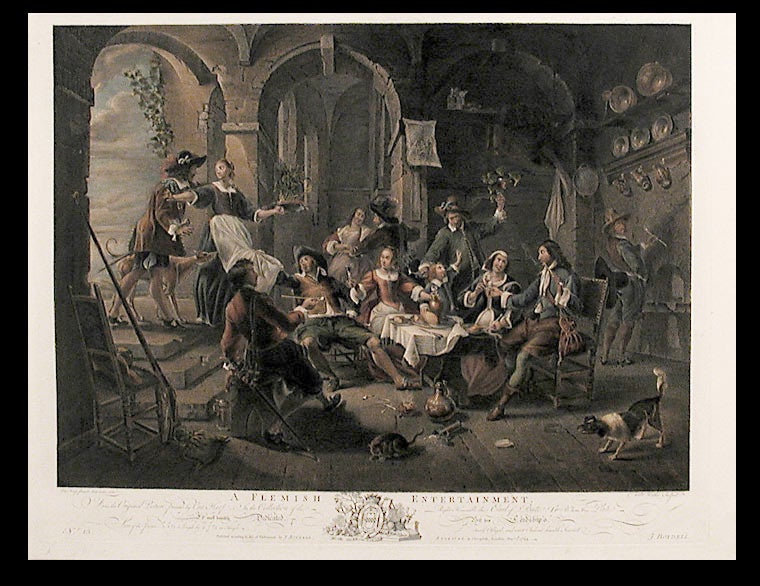 Item #6303 A Flemish Entertainment. From the Original Picture, Painted by Van Harp, In the Collection of the Right Honourable the Earl of Bute. After Willem VAN HERP.