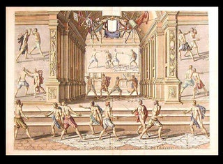 Item #6318 Plate from 'Academie de l'Espee'. Girard - Egbert van PANDEREN THIBAULT, d.1637