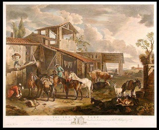 Item #6339 The Inn Yard. From the Original Picture by Peter de Laër, called Bamboccio; In the...