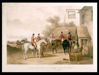 Item #6353 The Meet...; The Return from the Hunt. from a Painting by W.J. Shayer. After William...