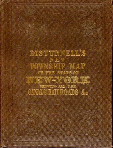Item #6386 Map of the State of New York Showing the location of Boundaries of Counties & Townships Cities, Towns and Villages: the Courses of Rail Roads, Canals & Stage Roads. J. Calvin SMITH.