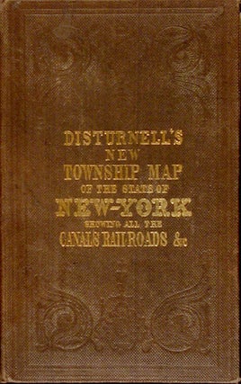 Item #6386 Map of the State of New York Showing the location of Boundaries of Counties &...