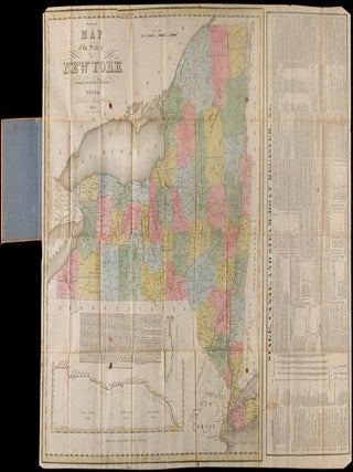 The Tourist's Map of the State of New York Compiled from the Latest Authorities