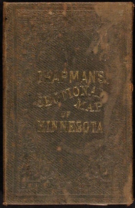 Item #6451 Chapman's Sectional Map of Minnesota. Silas CHAPMAN
