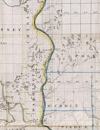 Chapman's Sectional Map of Minnesota