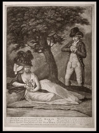 Item #6524 Damon and Pastora. Robert SAYER, J. BENNETT, publishers