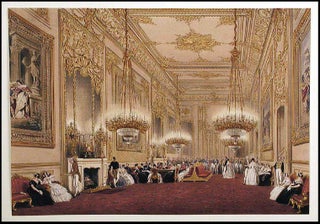 Item #6543 [The State Reception Room. An Evening Party, Windsor Castle. After Joseph NASH