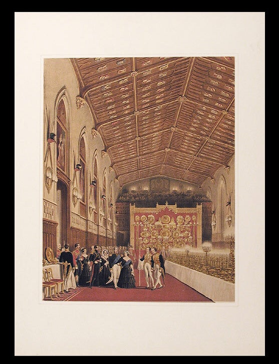 Item #6546 [St. George's Hall. The Garter Banquet in 1844, Windsor Castle. After Joseph NASH.
