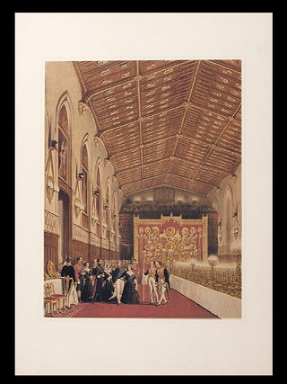 Item #6546 [St. George's Hall. The Garter Banquet in 1844, Windsor Castle. After Joseph NASH