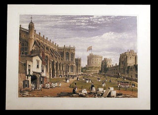 Item #6547 [Castle and Terrace Garden, Windsor Castle. After Joseph NASH