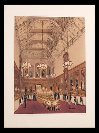 Item #6548 [St. George's Hall. The Garter Banquet in 1844. The guests seated, Windsor...
