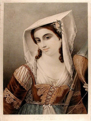 Item #6573 Adéle la Venitiene, Maitresse du Tintoreto. After Innocent Louis GOUBAUD