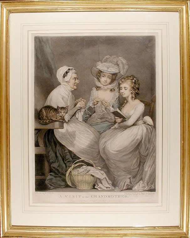 Item #6587 A Visit to the Grandmother. After James NORTHCOTE, R. A.