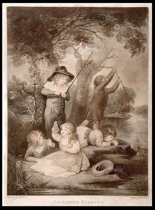Children Fishing; Children Gathering Black-Berries