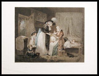 Item #6601 A Visit to the Child at Nurse. William after George MORLAND WARD, 1766- 1826