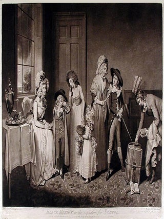 Item #6630 Black Monday or the Departure for School. John after William Redmore BIGG JONES, c