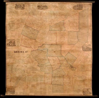 Item #6642 Gillette's Map of Oneida Co. New York from actual surveys under the direction of J. H....