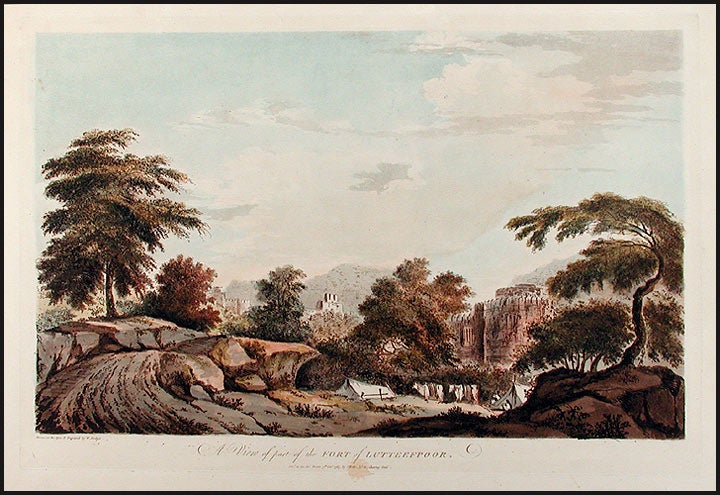 Item #7005 A View of part of the Fort of Lutteefpoor. William HODGES.