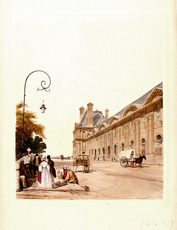Item #8535 [Paris] Pavillon de Flore Tuileries. Thomas SHOTTER BOYS.