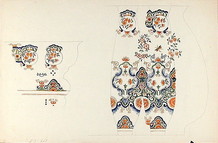 Item #8615 An original design for porcelain. SAMSON, CO, designers.