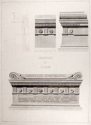 Item #8857 Sarcophage de Scipion. ECOLE DES BEAUX-ARTS