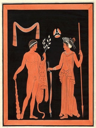 Item #8999 Painting from an Etruscan vase. Aubin-Louis MILLIN de Grandmaison