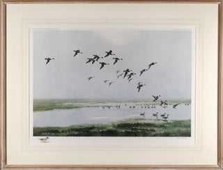 Item #9885 Pintails on a Hazy Day. After Sir Peter Markham SCOTT