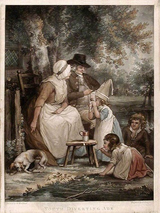 Item #9951 Youth Diverting Age. J. after George MORLAND GROZER