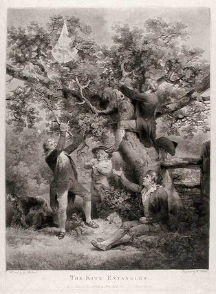 Item #9970 The Kite Entangled. William after George MORLAND WARD