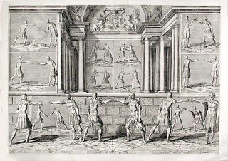 Item #10018 Plate from 'Academie de l'Espee'. Girard - Johann GELLE THIBAULT, d