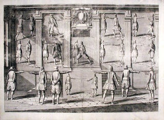Item #10030 Plate from 'Academie de l'Espee'. Girard - Nicolas Petri LASTMAN THIBAULT, d.1625