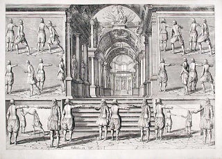 Item #10044 Plate from 'Academie de l'Espee'. Girard - Egbert van PANDEREN THIBAULT, d. 1637