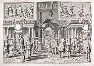 Item #10053 Plate from 'Academie de l'Espee'. Girard - Egbert van PANDEREN THIBAULT, d. 1637